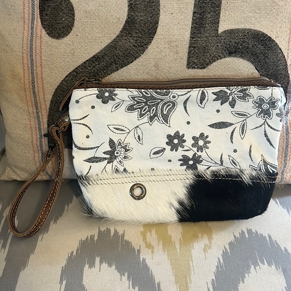 Myra Bag Cowhide Wristlet Pouch/Wristlet - Picture 2 of 7